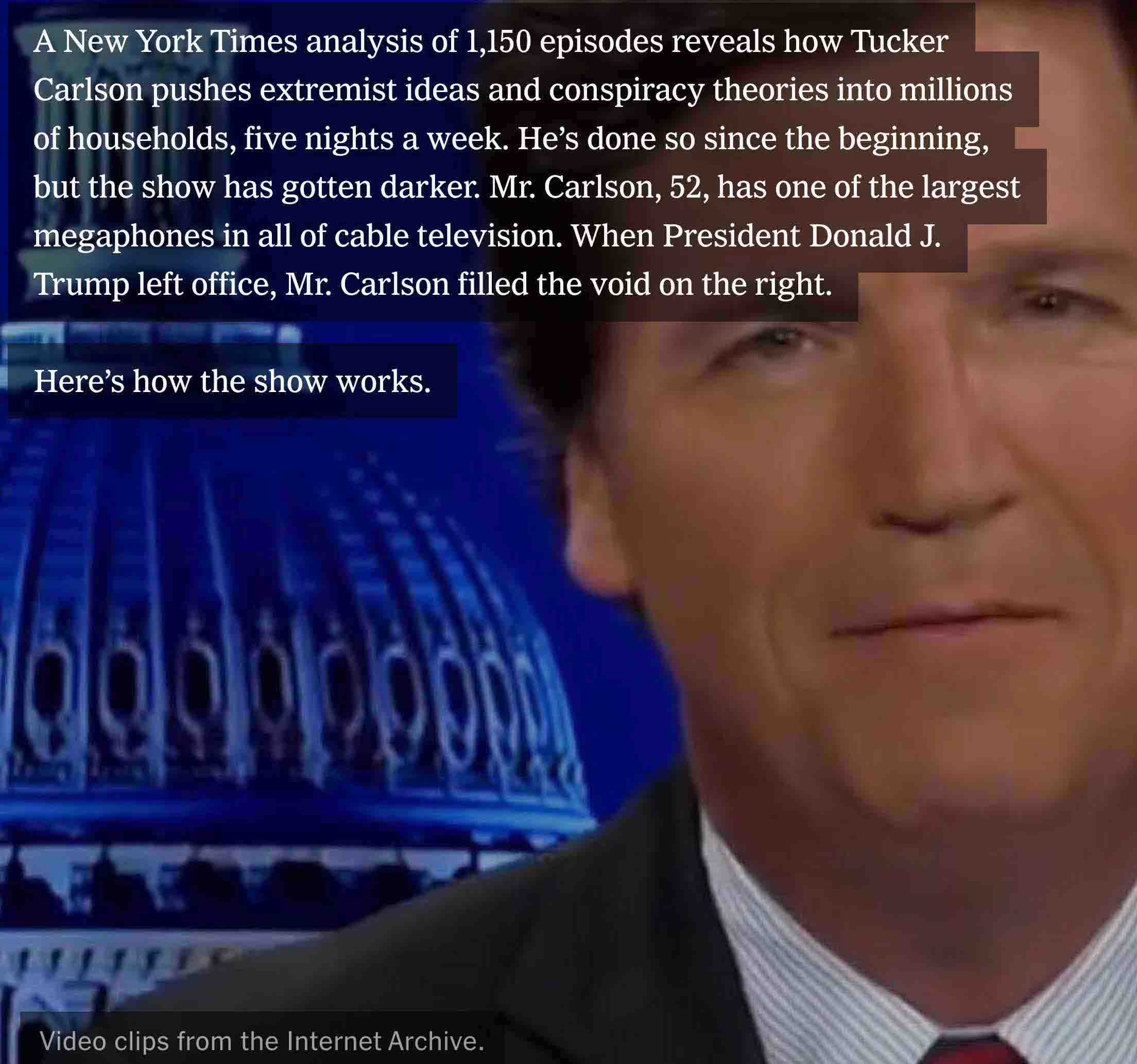 How ‘Tucker Carlson Tonight’ Fuels Extremism and Fear